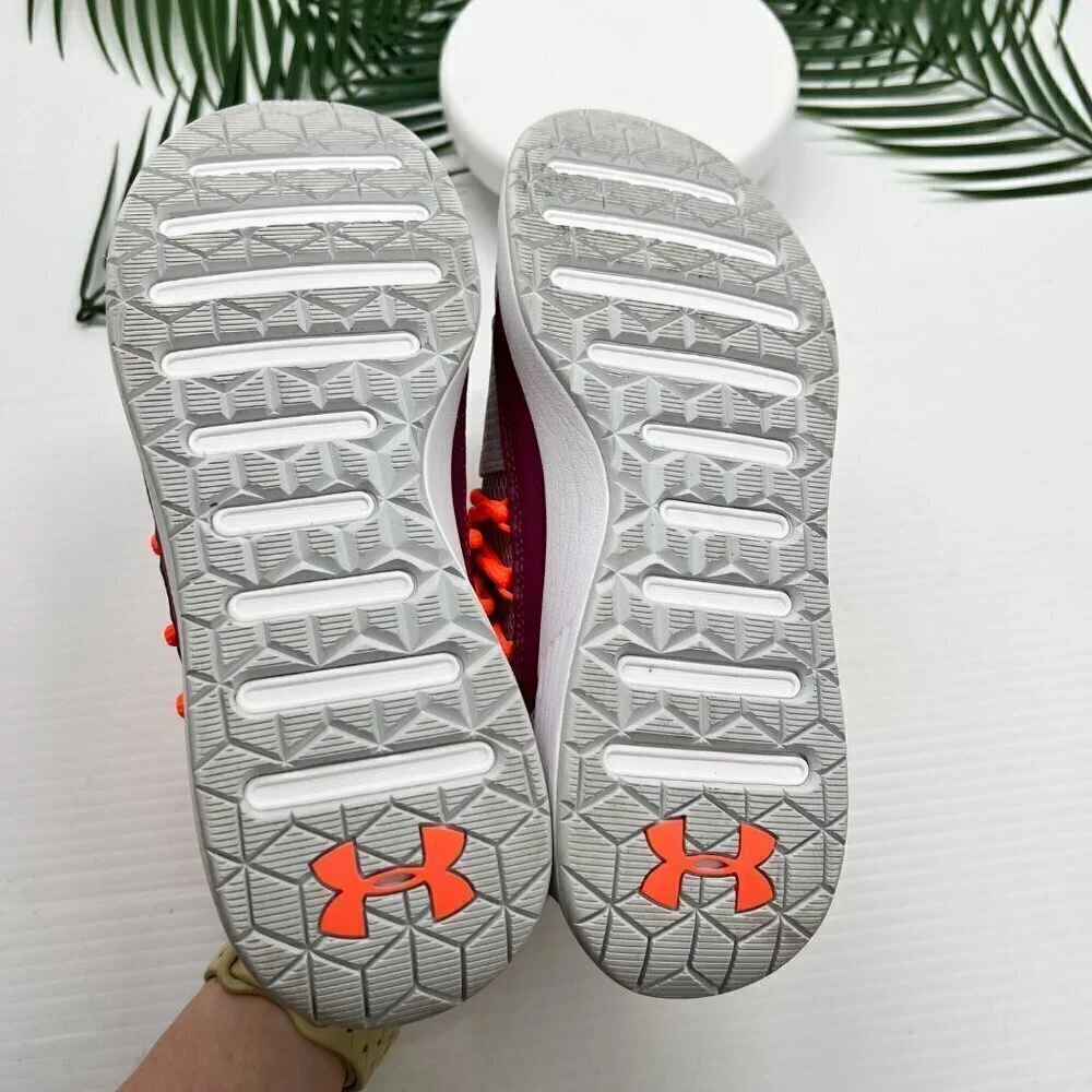 Under Armour Women's Breathe 3019973-105 Gray Running Shoes Sneakers Size 8